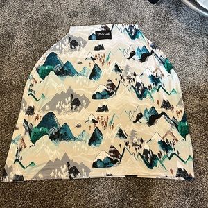 Milk Snob Cover “mountains” car seat cover, breastfeeding cover